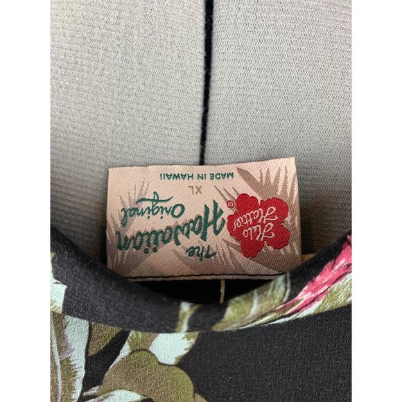 The Hawaiian Original Black Sleeveless Tropical Maxi Dress XL - Picture 5 of 5